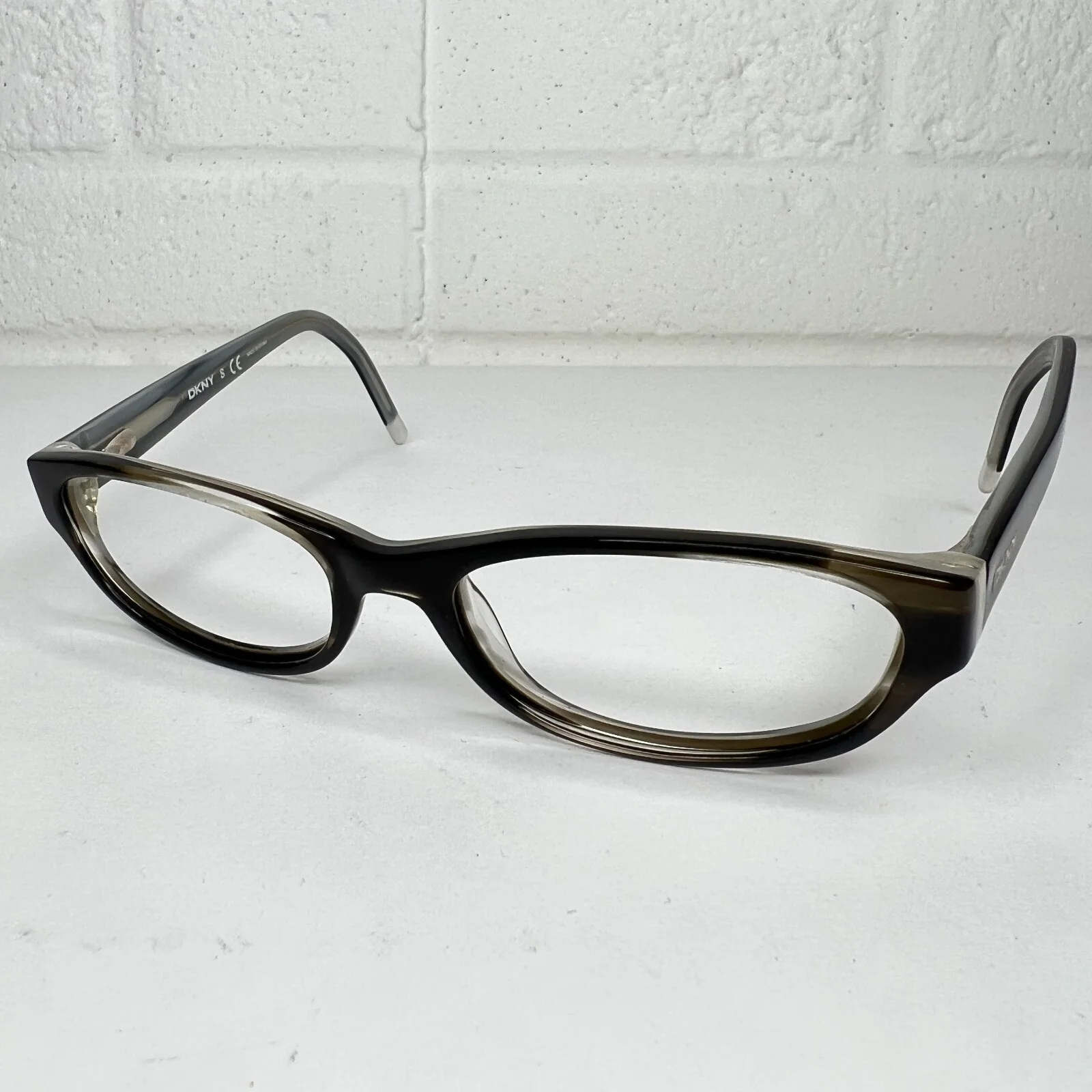 DKNY DY4591 3276 Striped Black Mens Frames Only Eyeglasses 50-16-135mm H1294