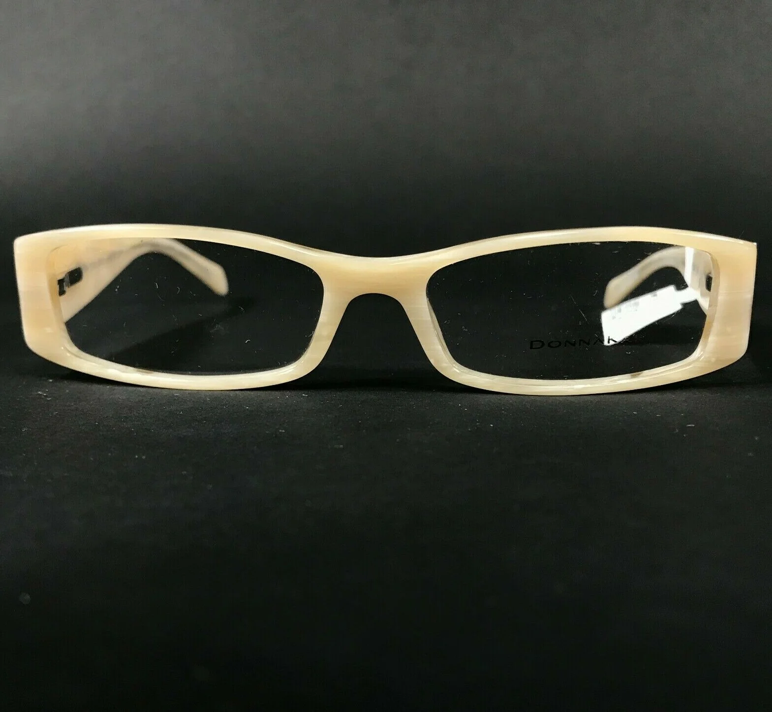 Donna Karan DK1523 3207 Eyeglasses Frames Beige Marble Rectangular 52-16-135