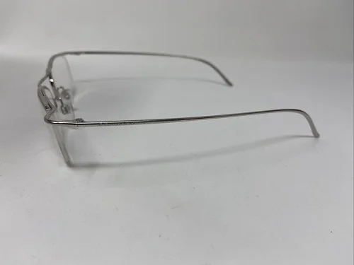 DONNA KARAN EYEGLASSES FRAME 8147 062 48/18/135 SILVER ITALY HALF RIM Z657 2