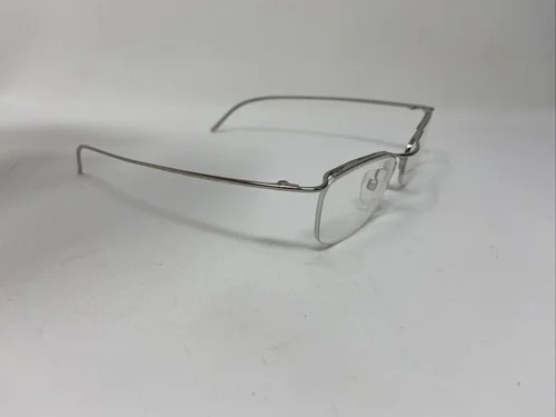 DONNA KARAN EYEGLASSES FRAME 8147 062 48/18/135 SILVER ITALY HALF RIM Z657 4