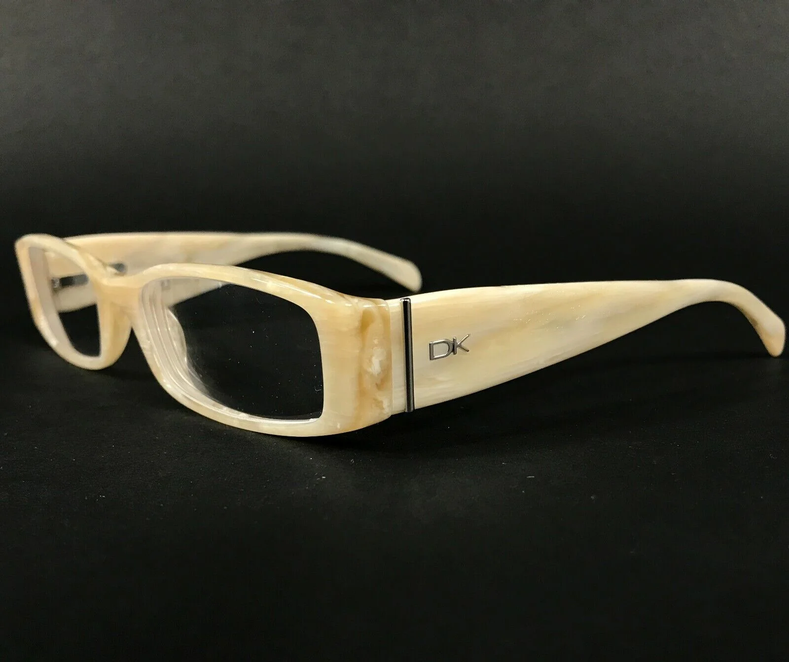 Donna Karan Eyeglasses Frames DK1523 3207 Beige Marble Rectangular 50-16-135