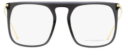 Donna Karan Square Eyeglasses DO7000 011 Transparent Gray/Gold 52mm 7000 2