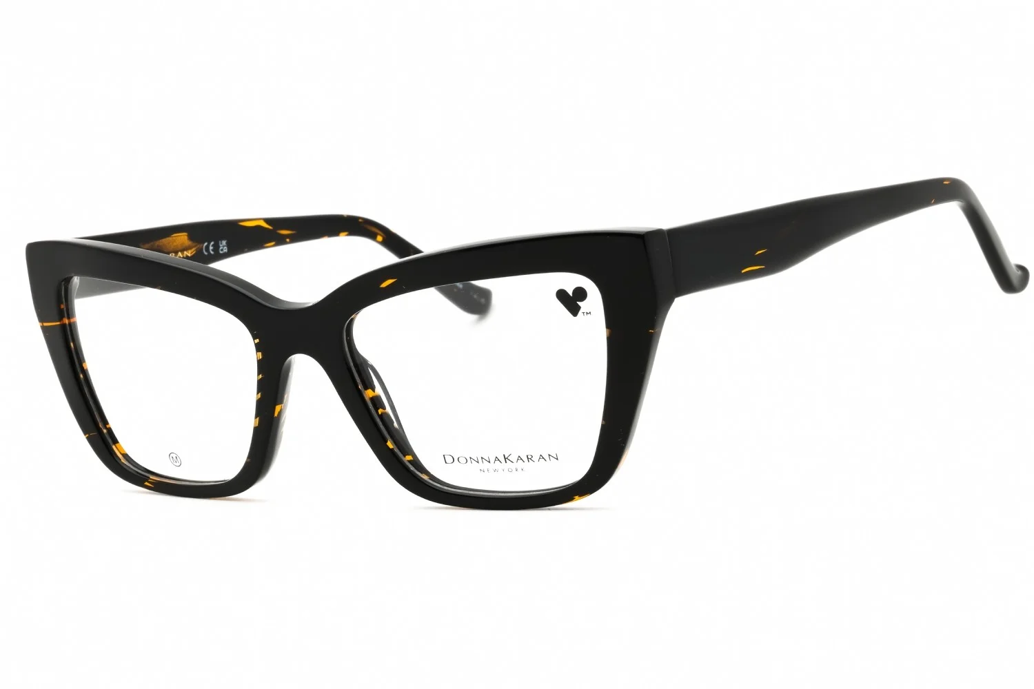 NEW DKNY DK5034 101 PINK BROWN TAN TORTOISE TEMPLES AUTHENTIC EYEGLASSES 53-17 3