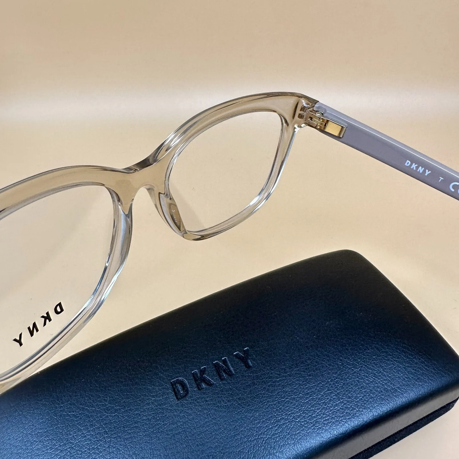 New DONNA KARAN NEW YORK DKNY DY 5551 1004 Black EYEGLASSES 49-17-135mm 3