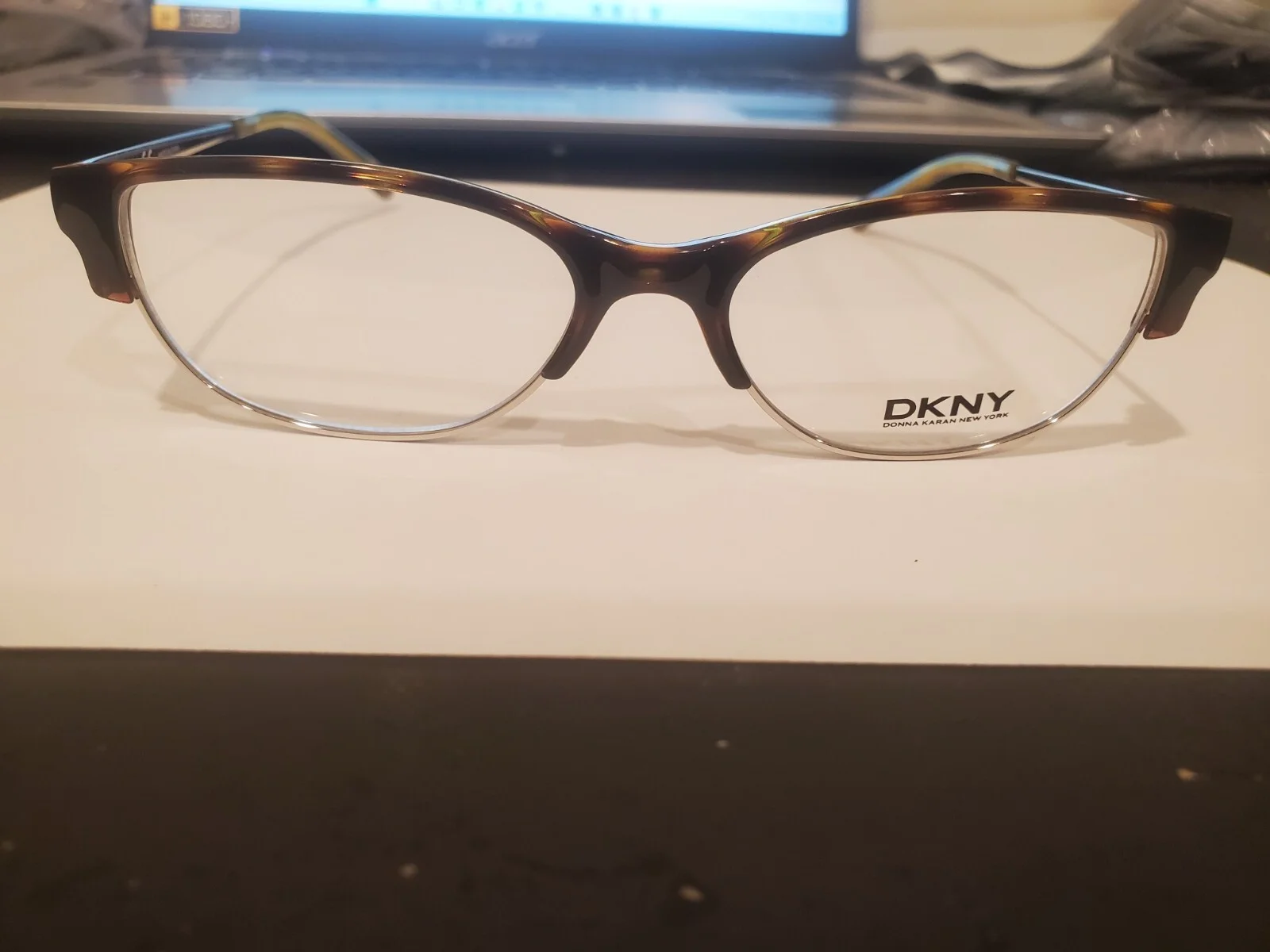 New DONNA KARAN NEW YORK DY 4622 3327 Tortoise EYEGLASSES 51-16-135mm PERFECT